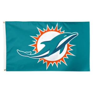 NFL Miami Dolphins horizontal Team Banner Fahne Flagge 150x90cm 0194166498235 - Bild 1 von 2