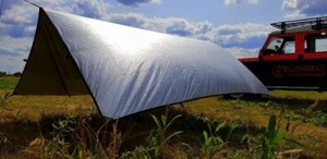 THERMO - Tarp™ 3 x 2 m verde con 14 puntos de fijación | 300 cmx200 cm cm | PU3... - Imagen 1 de 12