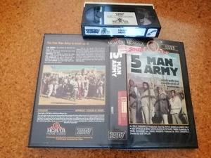 5 MAN ARMY (1969) - RARE MGM/UA 1980's Rental Beta 1st Issue - ACTION THRILLER - Picture 1 of 2