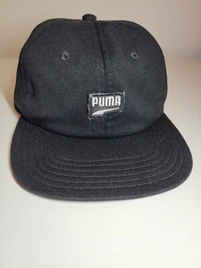 schwarze PUMA Cap mit geradem Schirm und Größenverstellung - Bild 1 von 6
