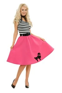 50er Jahre Pudel Kleid Damen Kostüm - Bild 1 von 3