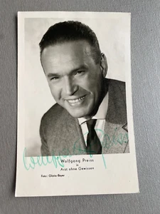 WOLFGANG PREISS (†2002) signed original Autogrammkarte 9x14 Autogramm - Picture 1 of 2