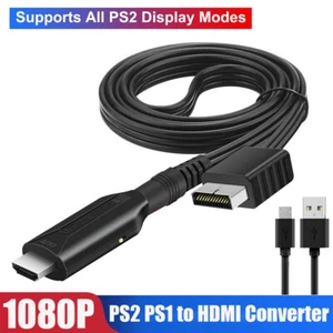 For Sony PS1 PS2 to HDMI Adapter Cable Game Console Audio Video Converter Cable - Picture 1 of 15