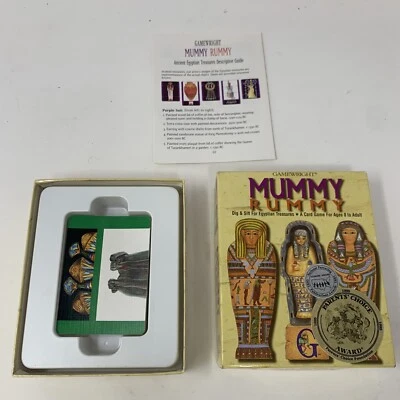 JUEGO DE CARTAS MOMIA RUMMY - GAMEWRIGHT - 100% COMPLETO - CARTAS EN PERFECTO ESTADO Foto 1 de 4