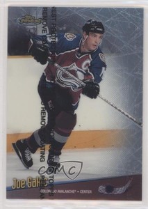 1998-99 Topps Finest Joe Sakic #91 HOF
