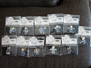 Bethesda Fallout Vault Boy Pin Of The Month Limited Edition - 11 Total Pins! - Picture 1 of 4