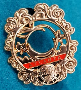 ATLANTA 3D FILIGREE SERIES CITY SKYLINE & PEACH 2018 Hard Rock Cafe PIN LE - Picture 1 of 1