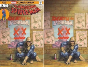 AMAZING SPIDERMAN 3 JOSEPH MICKAEL LINSNER VIRGIN 2 PACK VARIANT SET NM v7 2025 - Bild 1 von 1