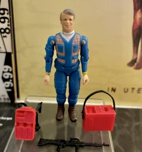 A-Team Hannibal 1983 Modellino Vintage Galoob 3,75" 100% Completo Raro - Foto 1 di 2