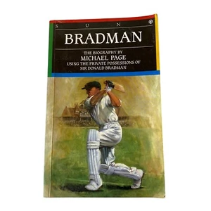Bradman The Biography By Michael Page PB Book 1988 Sir Donaldman Cricket Sport - Foto 1 di 11