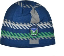 Hartford Whalers NHL Knit Beanie Hat Old Time Hockey Causeway Collection NWT