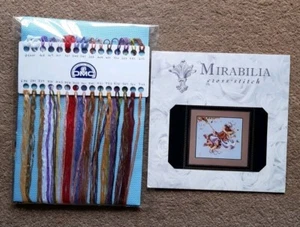 MIRABILIA KIT TOUCHING THE AUTUMN SKY CROSS STITCH KIT CHART RETIRED - Picture 1 of 4