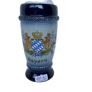 Vintage KING Bayern 4" Tall Mini Pilsner Style Beer Stein NEW - Picture 1 of 8