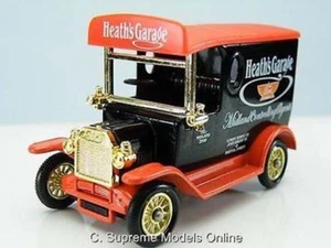 FORD MODEL T VAN HEATH'S GARAGE ORANGE/BLACK COLOUR SCHEME EXAMPLE BXD T3412Z(=) - Picture 1 of 5