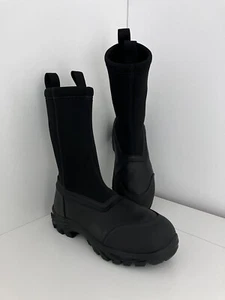 Heron Preston Socken Leder Stiefel UK5 Neu - Bild 1 von 11