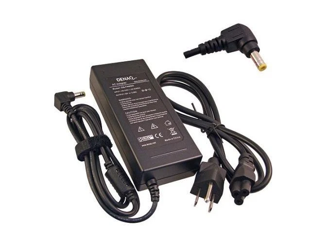 DENAQ  DQ-F4600A-5525 19V 3.95A 5.5mm-2.5mm Right Angle AC Adapter HP Laptop - Image 1 of 1