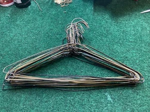 50 Vintage Wire Metal Clothes Hangers - Picture 1 of 4