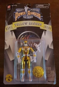 Mighty Morphin Power Rangers The Yellow Ranger Movie Edition Figure 1995 NIB - Picture 1 of 5