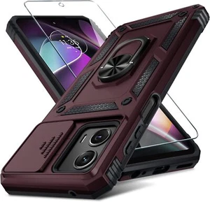 Motorola Moto G Power 5G 2023 Case Ring Kickstand Holder Shockproof Phone Cover - Picture 1 of 26