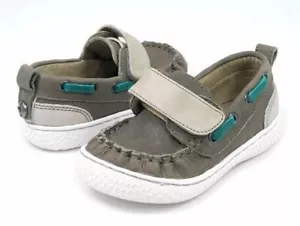 NIB LIVIE & LUCA Boat Shoes North Vintage Stone Gray 9 - Picture 1 of 1