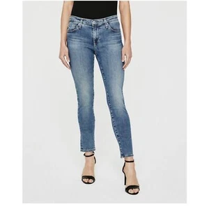 Jeans AG The Legging alla caviglia super skinny orlo grezzo taglia 30 $248 - Foto 1 di 10