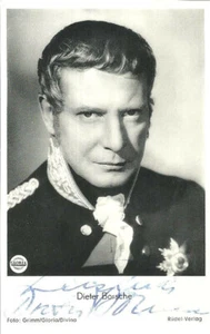 DIETER BORSCHE Original Autogramm signierte Rüdel Postkarte 50er Jahre - Bild 1 von 1