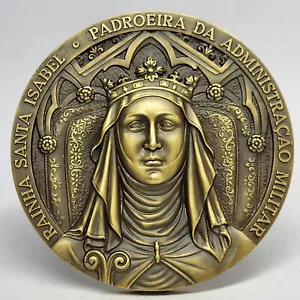 MILITAR/SANTA ISABEL REINA DE PORTUGAL Patrona de S.A.M Medalla de Bronce 2 - Imagen 1 de 5
