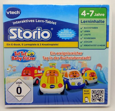 Tut Tut Baby Flitzer: ereignisreicher Tag Buchstaben - vtech Storio Lerntablett - Bild 1 von 3