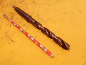 2 VÁSTAGO CÓNICO MORSE 39/64" BROCA torno mt herramienta de molino MORSE EE. UU. NARIZ PLANA - Imagen 1 de 2