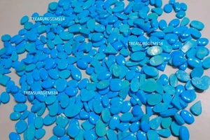 250 Crt WHOLESALE LOT TOP QUALITY RING SIZE TURQUOISE FIROZA CABOCHON GEMSTONE - Picture 1 of 10
