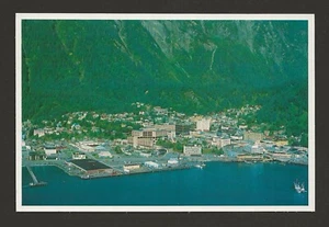 Aerial Photo Of Juneau Alaska Vintage Postcard Alaska Imp Prints 54-A - Picture 1 of 2