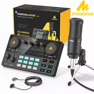 MaonoCaster Lite | All-in-One Audio Podcast Production Studio Bundle | AM200 #5 - Picture 1 of 10