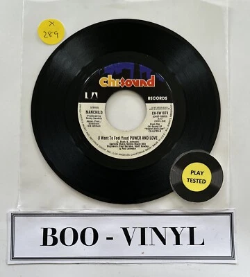 Manchild  - (I Want To Feel Your) Power And Love 7”  Soul Funk Vinyl Record EX - Bild 1 von 4