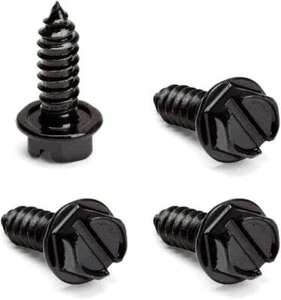 Black License Plate Screws,rustproof Black License Plate Screws for Securing Lic - Picture 1 of 6