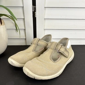 Scarpe da bambino Naturino Khaki Canvas Mary Jane ballerine cinturino a T gancio EU 29 US 12 - Foto 1 di 10