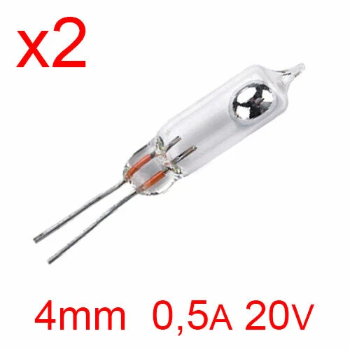 2x Interruttore sensore a inclinazione goccia di mercurio 4mm 0,5A 20V - ITALIA - Imagen 1 de 1
