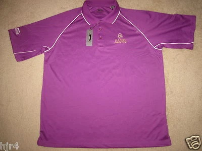 Camisa polo de golf Frashers Steakhouse Arizona Slazenger púrpura XL para hombre nueva con etiquetas Foto 1 de 4