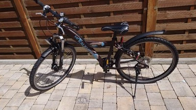 Fahrrad Marke Kalkhoff 26 Zoll 21 Gang in braun/hellblaue Schrift gebraucht  - Bild 1 von 4