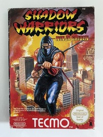 Shadow Warriors NES PAL Complete CIB Nintendo Genuine Boxed Good Condition