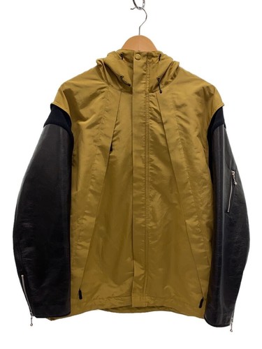 UNDERCOVER Parka montagna manica pelle 2 cotone CML tinta unita uc2d9204