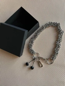 Raf Simons Wallet Chain Silver 23.6in Used Rare Accessory JP - Picture 1 of 4