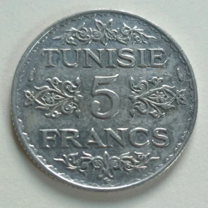 Tunisie 5 Francs 1353 (1934) Argent TUNISIA - Picture 1 of 2