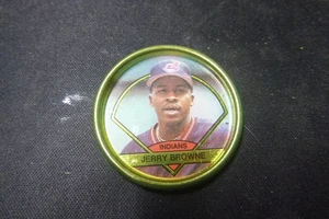 1990 Topps Baseball Coin Indians Jerry Browne #7 - Picture 1 of 2