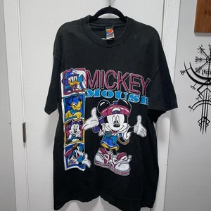 T-shirt lunga vintage anni 90 Disney Topolino e amici taglia unica grafica - Foto 1 di 7