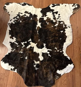 Tappeto in pelle di mucca Rodeo - marrone bianco bellissimo articolo da cowboy - Foto 1 di 3