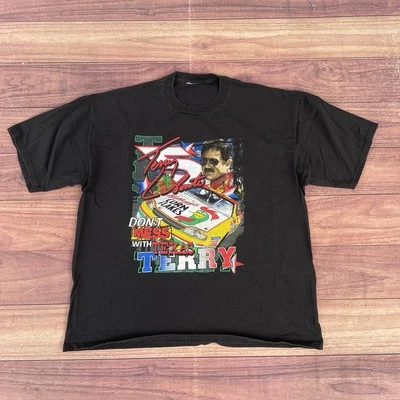 Vintage 1999 Terry Labonte Nascar Racing Shirt Size XL Corn Flakes Texas Y2K - Image 1 of 4