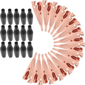 Pinzas de resorte de metal con clip de garra plana de 15 piezas abrazaderas pequeñas para manualidades - Imagen 1 de 12