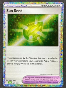 Pokémon Sun Seed 027/034 Venusaur & Lugia ex Deck NM - Picture 1 of 2