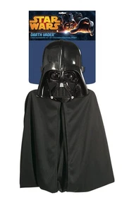 Rubie's Official Disney Star Wars Darth Vader Mask and Cape Child One Size,Black - Picture 1 of 8