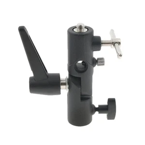Swivel H-type Umbrella Clamp Holder 1/4" 3/8" Flash / Light Stand Bracket - Picture 1 of 4